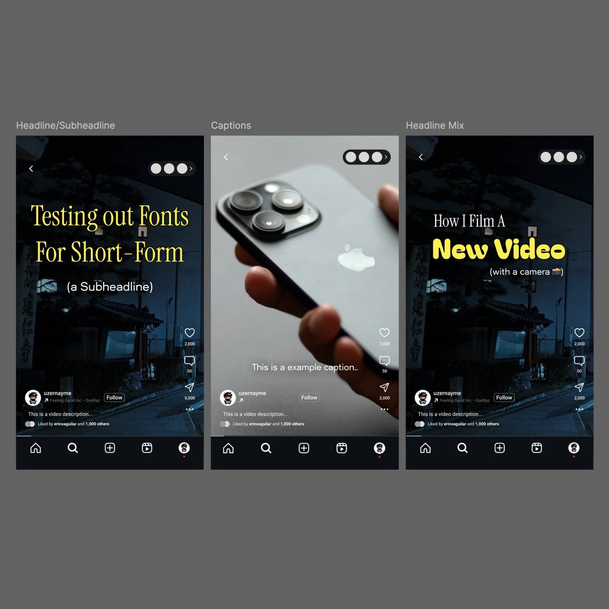 rickyaguilar_'s tweet photo. If you can put together fonts for an app, a VC deck, or a website you can definitely do it for your long/short-form videos. https://t.co/9p7lNo0dUx