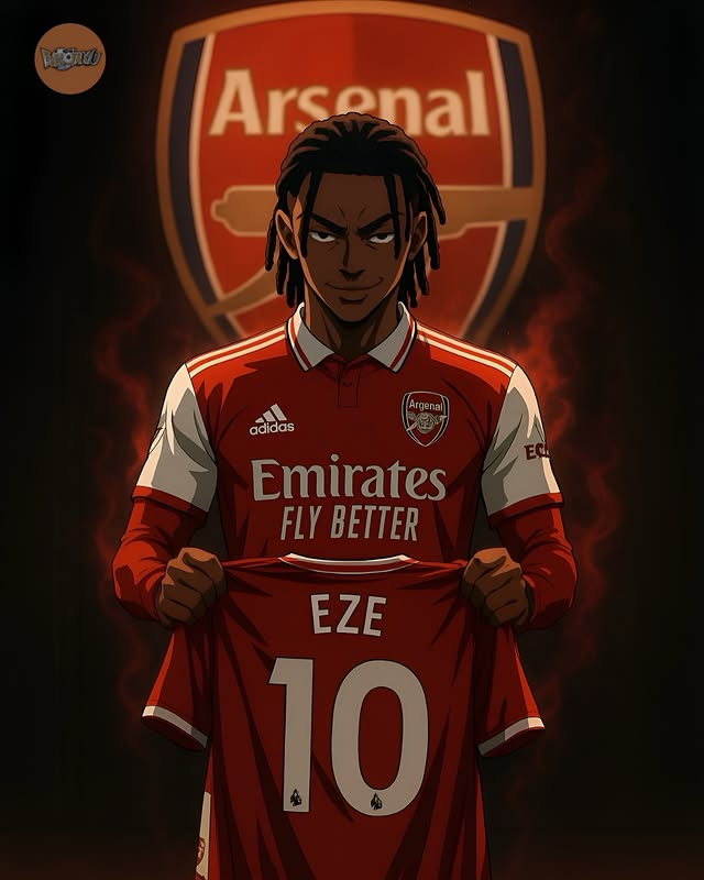 🚨 Arsenal's new No.10, Eberechi Eze ⚪️🔴