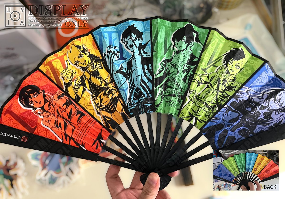 ousia1yang's tweet photo. Behold! A fan-made SMT folding fan for fellow SMT fans!
(Will also be available as standees)
#メガテン #ShinMegamiTensei #Atlus #真・女神転生 #smt https://t.co/OQqELFjzeo