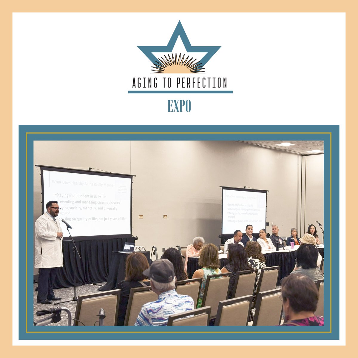 UMC proudly participated in this year’s Aging to Perfection Expo to engage with the community, offering wellness checks and sharing important information on geriatric health and wellness.

UMC Geriatricians led a panel discussion focused on age-friendly care.