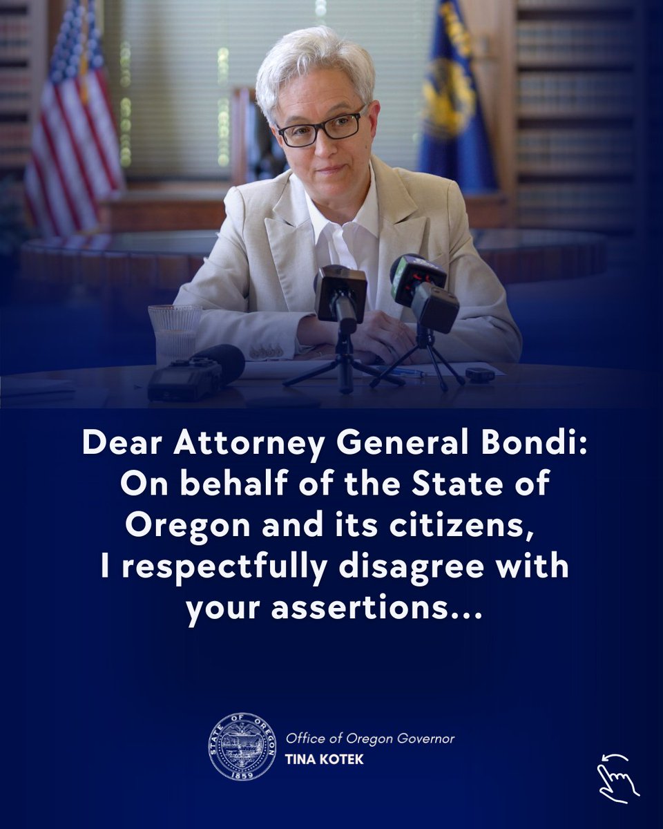 Governor Tina Kotek tweet media