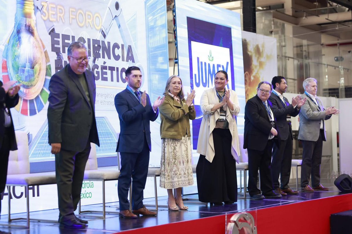 Se llevó a cabo el Tercer Foro de Eficiencia Energética organizado por <a href="/CANACINTRA_EMex/">Canacintra Edo. Mex.</a> e inaugurado por la presidenta nacional <a href="/CANACINTRAMex/">CANACINTRA México</a> María de Lourdes Medina Ortega. <a href="/CONUEE_mx/">CONUEE_mx</a>
participa en presidium de inauguración y  panel sobre transición Energética.
