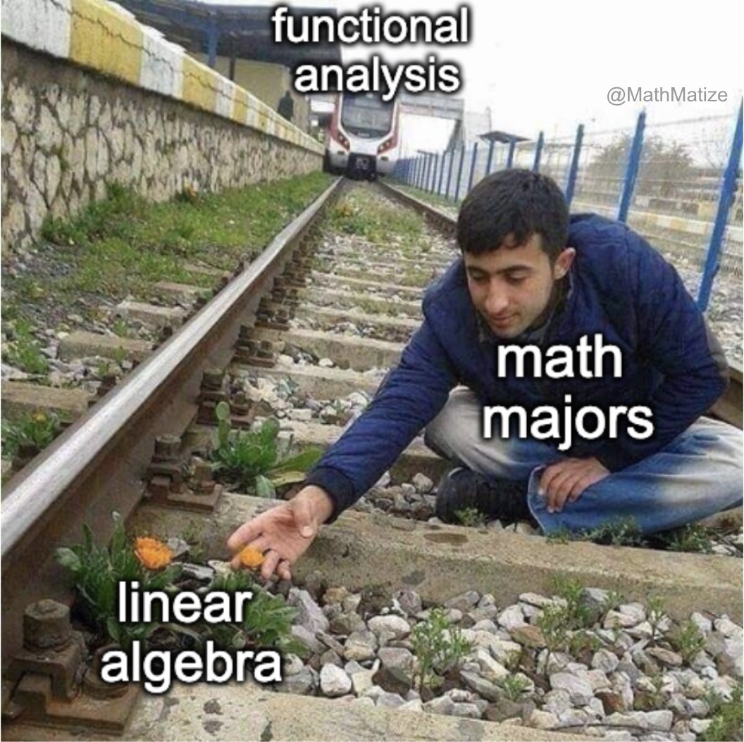 Infinite dimensional linear algebra