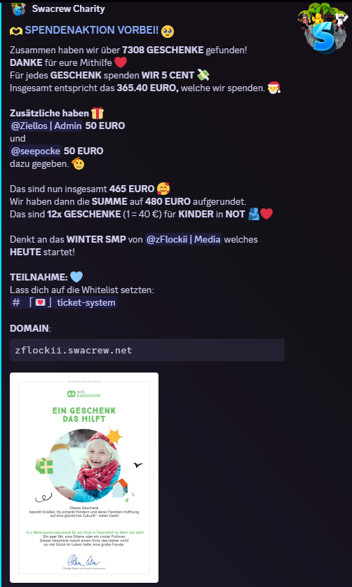 Wir als Servernetzwerk möchten Stellung zu den gegen uns erhobenen Vorwürfen beziehen.