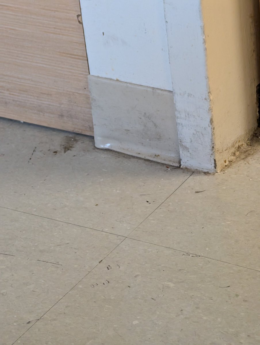 lisacyoulater's tweet photo. @RushMedical Epic Fail. How do you think this is acceptable for a hospital room ? This floor is  disgusting. Get me out of here https://t.co/f22a6gXola