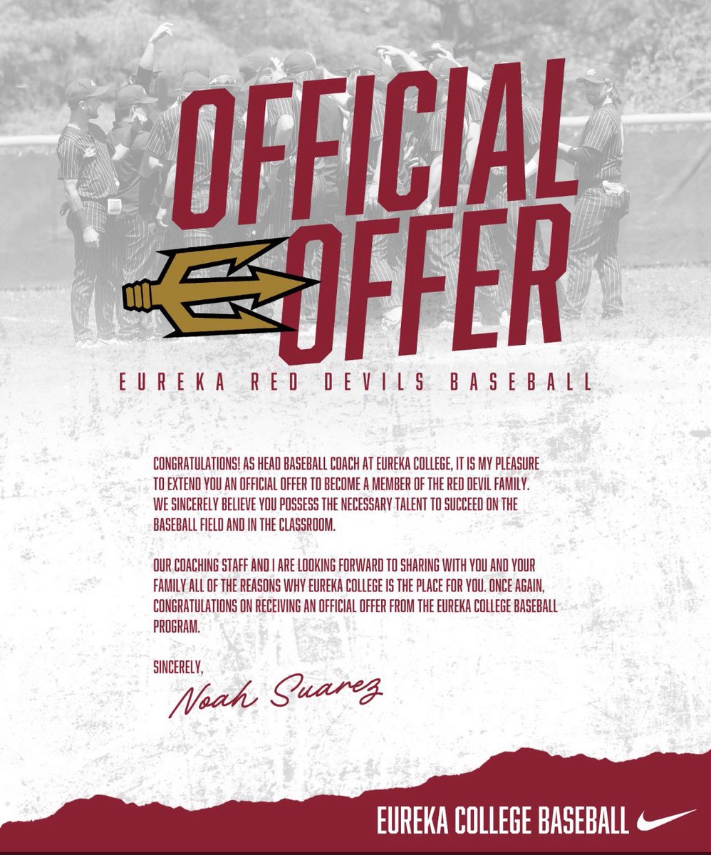Ryder Rebel (@ryderrebel0815) on Twitter photo Blessed to receive my first offer from Eureka College <a href="/ECRedDevilsBase/">Eureka College Baseball</a> ! Thank you to everyone has gotten me here, it’s taken a village. Can’t wait to grow a relationship with this program. #TYJ <a href="/nsuarez48/">Noah Suarez</a> <a href="/BrandtKing2/">Brandt King</a> <a href="/coachlongacre48/">Chad Longacre</a> <a href="/CoachJ_Fish/">John Fish</a> <a href="/CoachSandoval12/">Isaac Sandoval</a> Blessed to receive my first offer from Eureka College <a href="/ECRedDevilsBase/">Eureka College Baseball</a> ! Thank you to everyone has gotten me here, it’s taken a village. Can’t wait to grow a relationship with this program. #TYJ <a href="/nsuarez48/">Noah Suarez</a> <a href="/BrandtKing2/">Brandt King</a> <a href="/coachlongacre48/">Chad Longacre</a> <a href="/CoachJ_Fish/">John Fish</a> <a href="/CoachSandoval12/">Isaac Sandoval</a>
