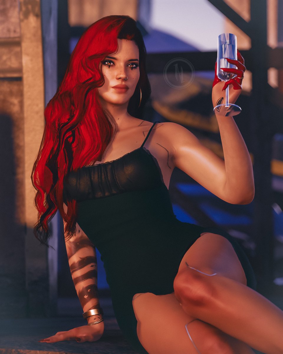 Lover girl, love the girl.

▪️Characters: Vara.

Back to my cherry head baby because I love her so and she’s so classy to shoot. ☺️

🏷️ #Cyberpunk2077 | #VPSupport | #VirtualPhotography | #Photomode | #VPRT | #VGPUnite
