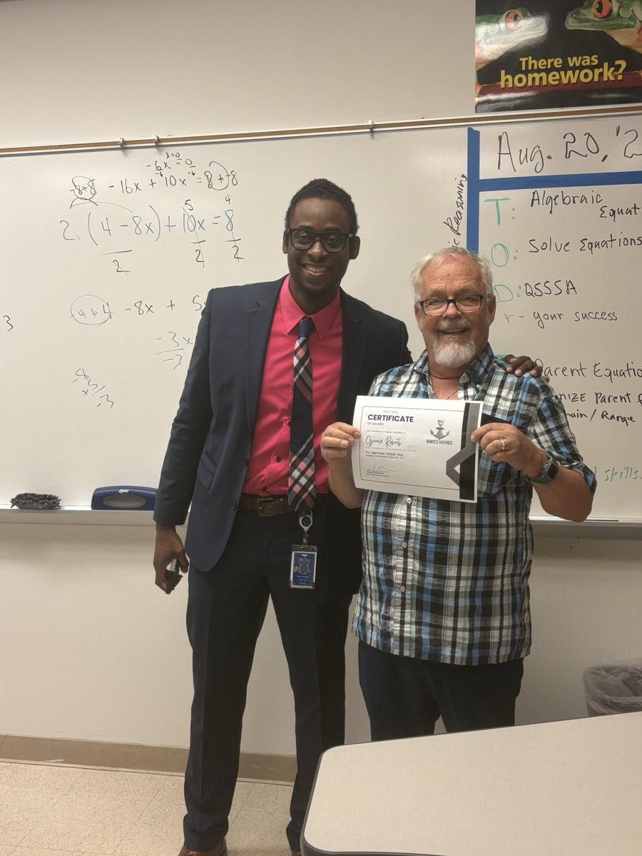 Allen Somwang (@allensomwang) on Twitter photo 🎉 Shout-out to Mr. Roberts for earning our first PLT Member Shout-Out over Building a Collaborative Culture! 🙌
He’s embraced new ideas, focused on creating meaningful DOLs, and continues to grow as a PLT lead. 👏
<a href="/NickAtNimitz24/">Trent Nickerson</a> <a href="/NimitzVikings/">Nimitz High School</a> 🎉 Shout-out to Mr. Roberts for earning our first PLT Member Shout-Out over Building a Collaborative Culture! 🙌
He’s embraced new ideas, focused on creating meaningful DOLs, and continues to grow as a PLT lead. 👏
<a href="/NickAtNimitz24/">Trent Nickerson</a> <a href="/NimitzVikings/">Nimitz High School</a>