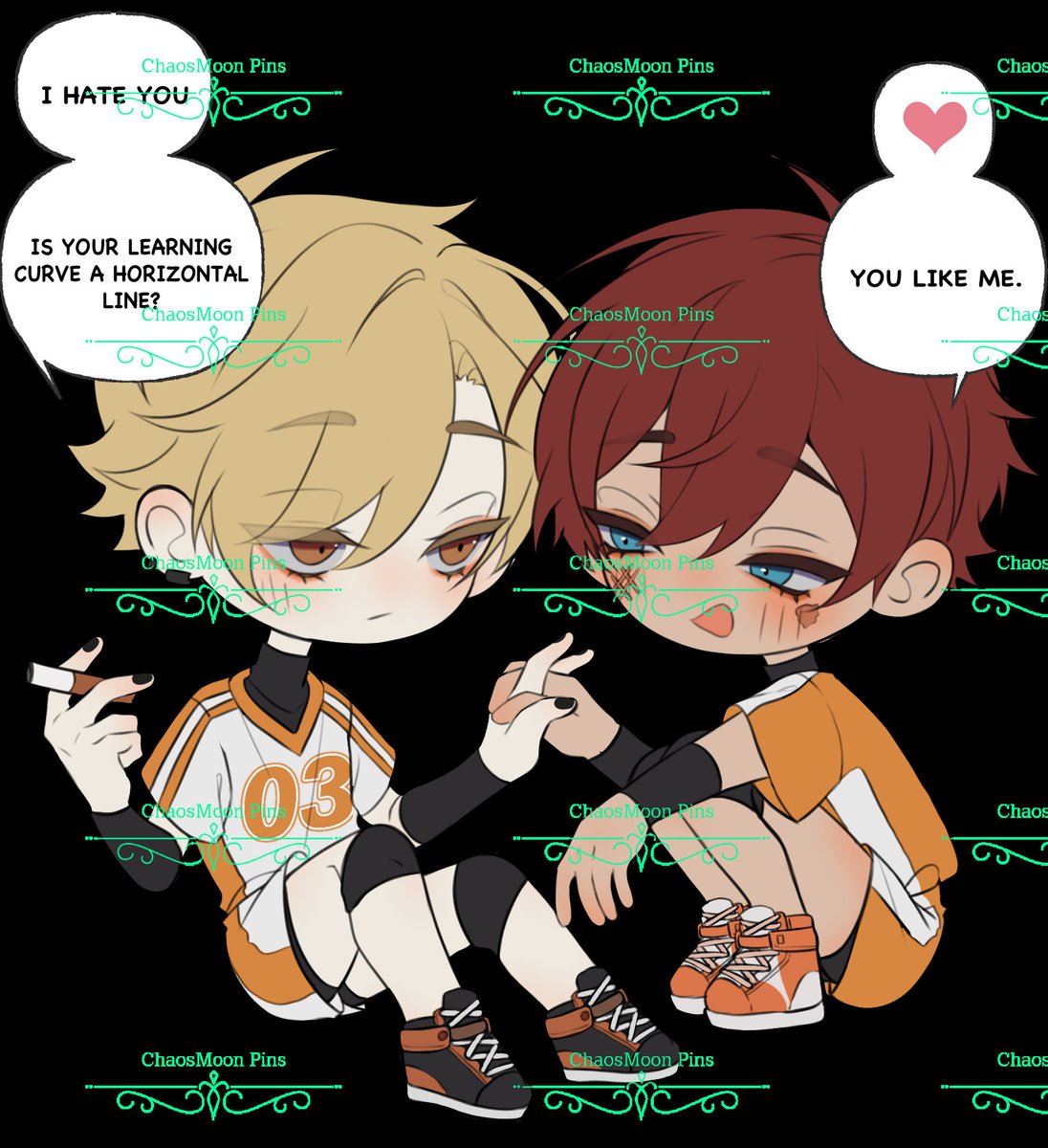 This cute commission by <a href="/pinkume_ig/">Pinku🦊🥍Alnst & Aftg</a> will presale next weekend! If you're an #allforthegame fan, please reshare!! 🧡
 
🌟 LE 30
🌟 Presale: August 30, 8am EST
🌟 Price: $45

#aftg #allforthegame #norasakavic #norasakavicaftg #aftgpin #aftgpins #bookpins #smallbusiness #animepins