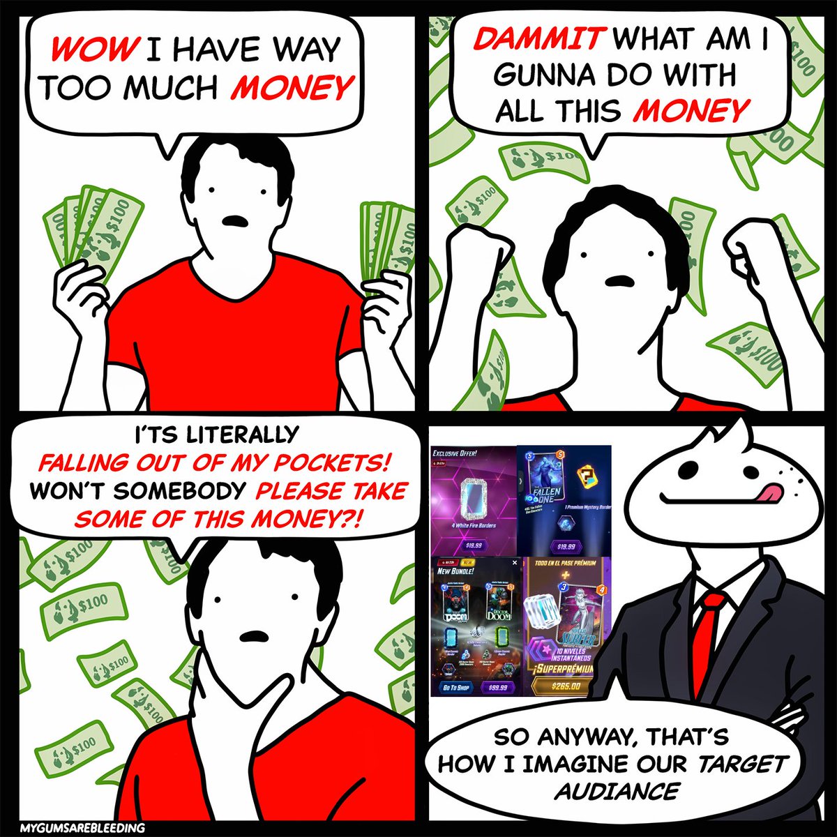 QoL update? Naaah! The dev team is focused on new ways to sell bundles. 🤑

#MarvelSnap