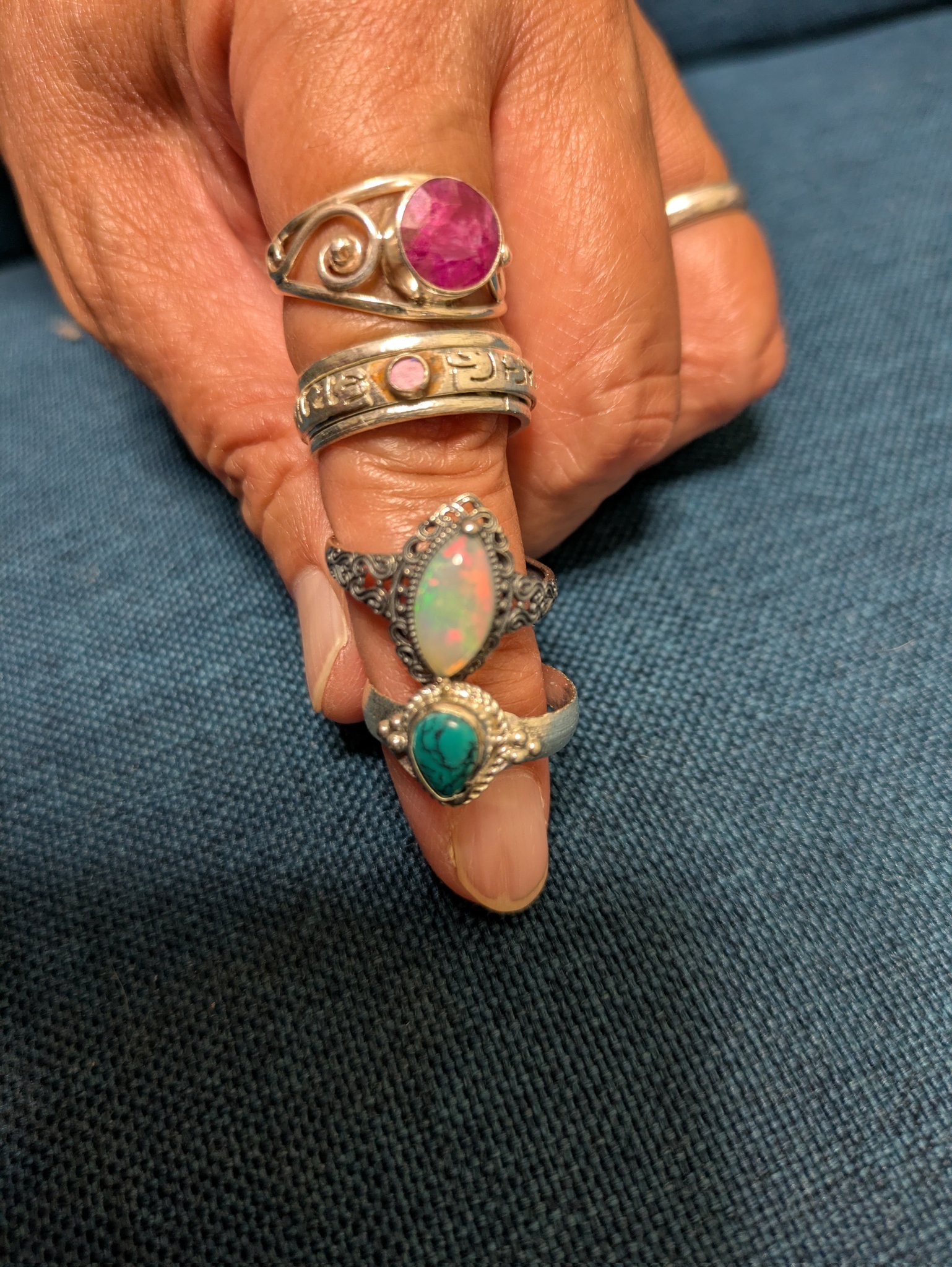 大阪・関西万博 コモンズ　ナイジェリア　オパール　 指輪 リング　天然石 大阪・関西万博 コモンズ ナイジェリア オパール 指輪 リング 天然石