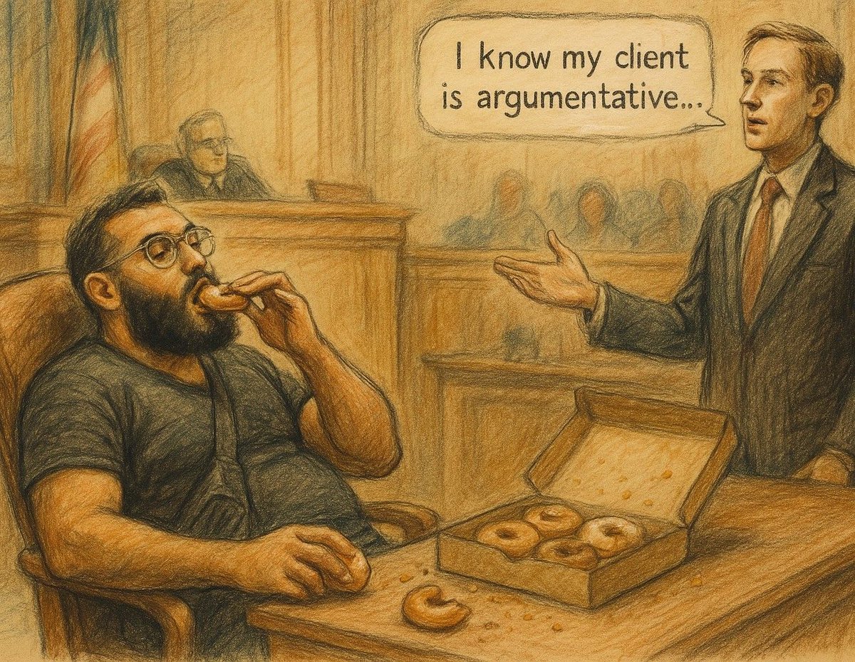 Mohammad Hijab casually ate donuts and licked sugar off of his fingers while the judge delivered his fate.

I wonder what owing almost million USD tastes like?

Want to see what happened? Watch our latest video The Self Destruction of Mohammad Hijab now.

youtube.com/watch?v=ZFeSe_…