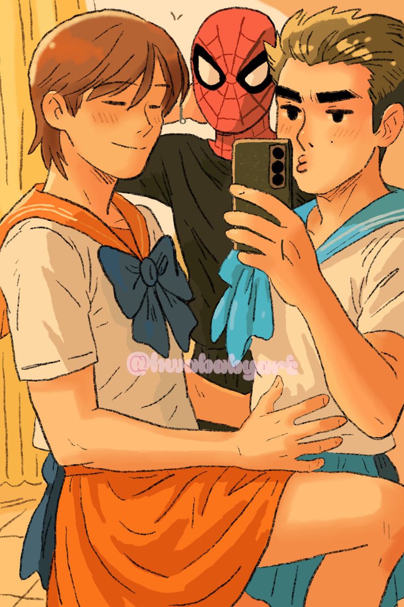 i was told to post my fanart here😮‍💨
reference pic below!👇🏻 
#pondphuwinfourth #GMMTVOuting2025 #GMMTVOuting2025xpondphuwin #Fourthnattawat