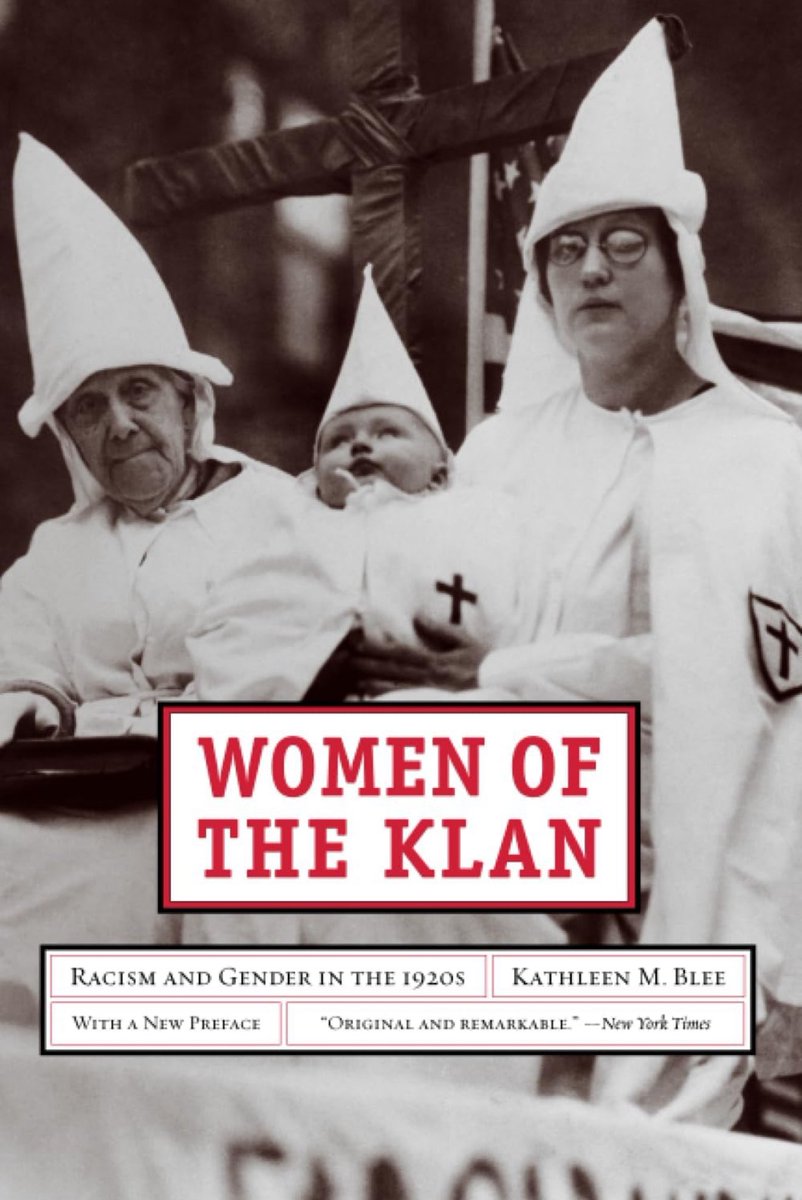 Y’all do know that there was an entire female branch of the KKK right?