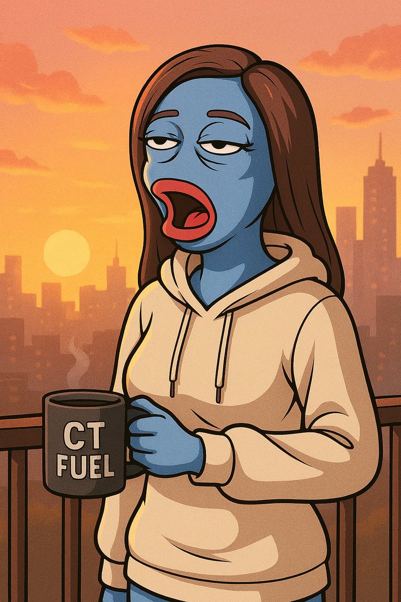 Yo Cag Fam GM☀️

The glow of our beloved CAG is immaculate, touched by the ray of sunlight. 

Balcony vibes, sleepy sass and that “CT fuel” mug locked in for the day ahead. Radiating that soft positive vibes to start the day. 

Ya’ll have a good one! PEACE AND OUT

#Cag #Meme