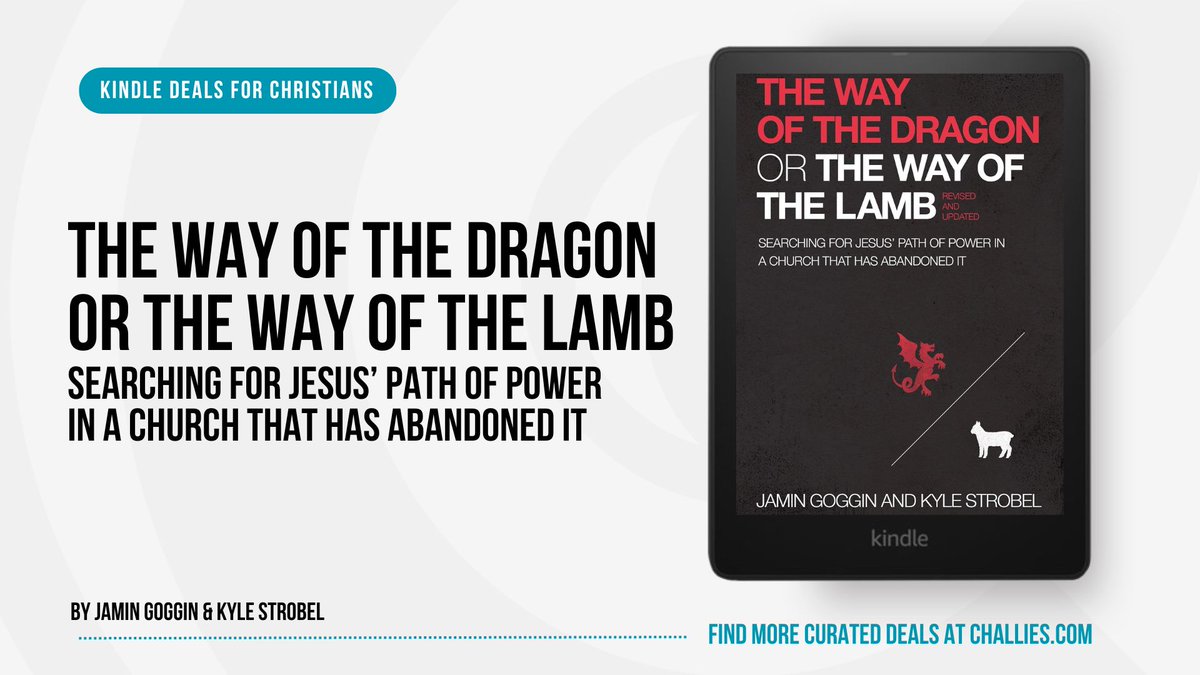Deals Curated by Tim Challies (@challiesdeals) on Twitter photo Kindle Deal: The Way of the Dragon or the Way of the Lamb by Jamin Goggin (<a href="/JaminGoggin/">Jamin Goggin</a>) & Kyle Strobel (<a href="/KyleStrobel/">Kyle Strobel</a>). challies.com/kindle-deals-f… #ad Kindle Deal: The Way of the Dragon or the Way of the Lamb by Jamin Goggin (<a href="/JaminGoggin/">Jamin Goggin</a>) & Kyle Strobel (<a href="/KyleStrobel/">Kyle Strobel</a>). challies.com/kindle-deals-f… #ad