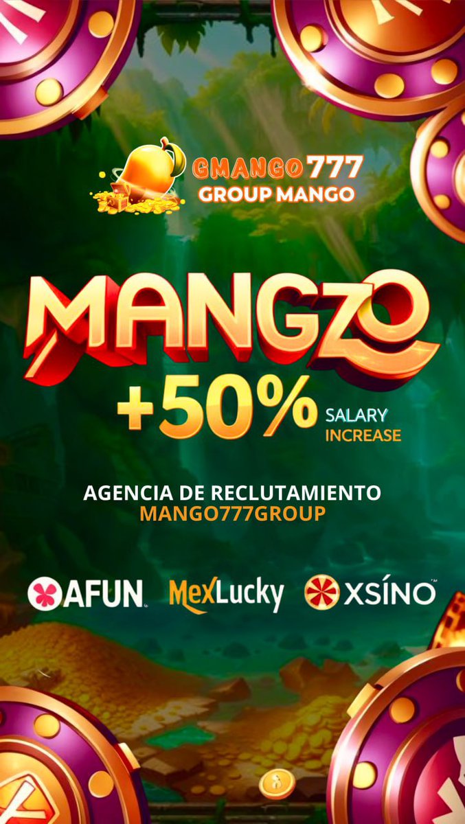 JosueRo21920008's tweet image. #Gmango777 #mangowin #afun #mexlucky #Xsino #onlinecasino #mangogroup #mangogrupo #mexicocasino
Soy administrador de la plataforma GMango. Estoy buscando un agente. Preferiblemente alguien con experiencia en el uso de la plataforma. Si te interesa, envíame un mensaje privado.