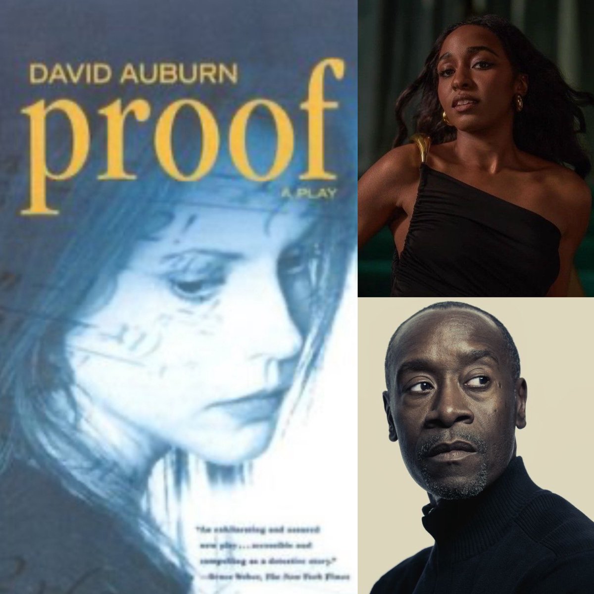 Ayo Edebiri will make her Broadway debut alongside Don Cheadle in Pulitzer Prize-winning play “Proof”

via Variety 
🔗: variety.com/2025/legit/new…