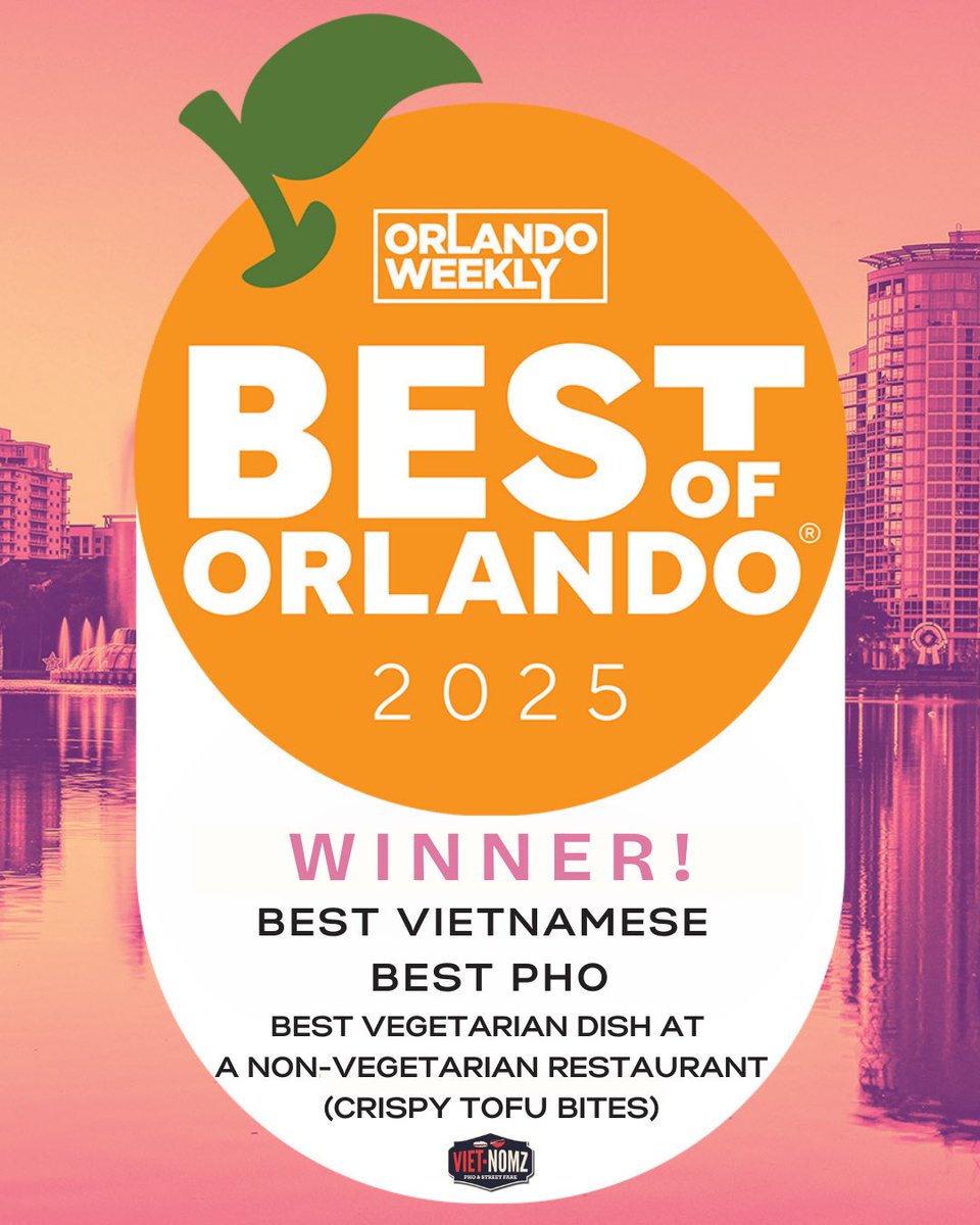 Our team is grateful for all the support from the Foodie community! Throughout the years we’ve done our best to continue improving our quality, customer service and team culture. This recognition from the city means everything to us. Thank you <a href="/orlandoweekly/">@orlandoweekly.bsky.social</a> and the readers!! 🙏