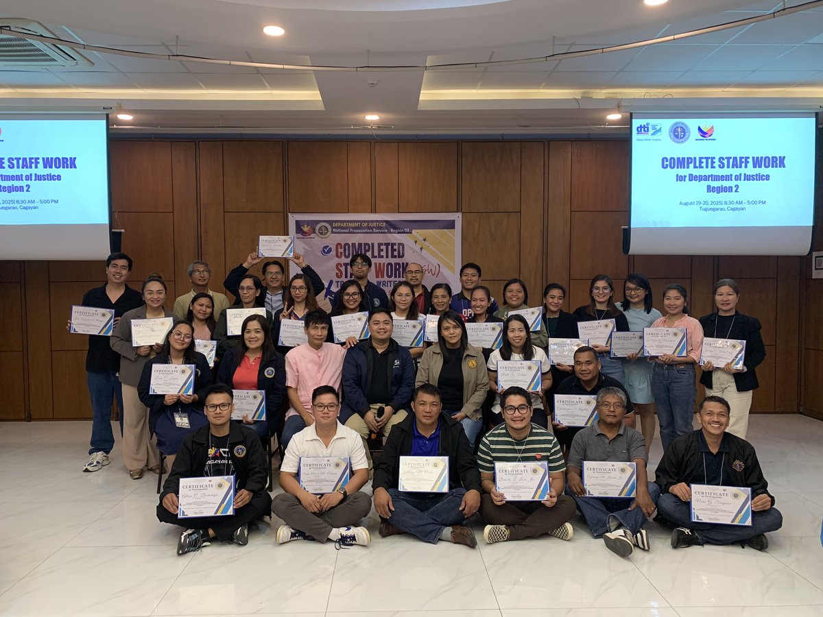 Done my CSW workshop <a href="/dojphofficial/">Department of Justice (DOJ)</a> yesterday 

Salamat to the men and women who are committed for the equitable, effective and efficient administration of the criminal justice system.

#trainingfornationbuilding