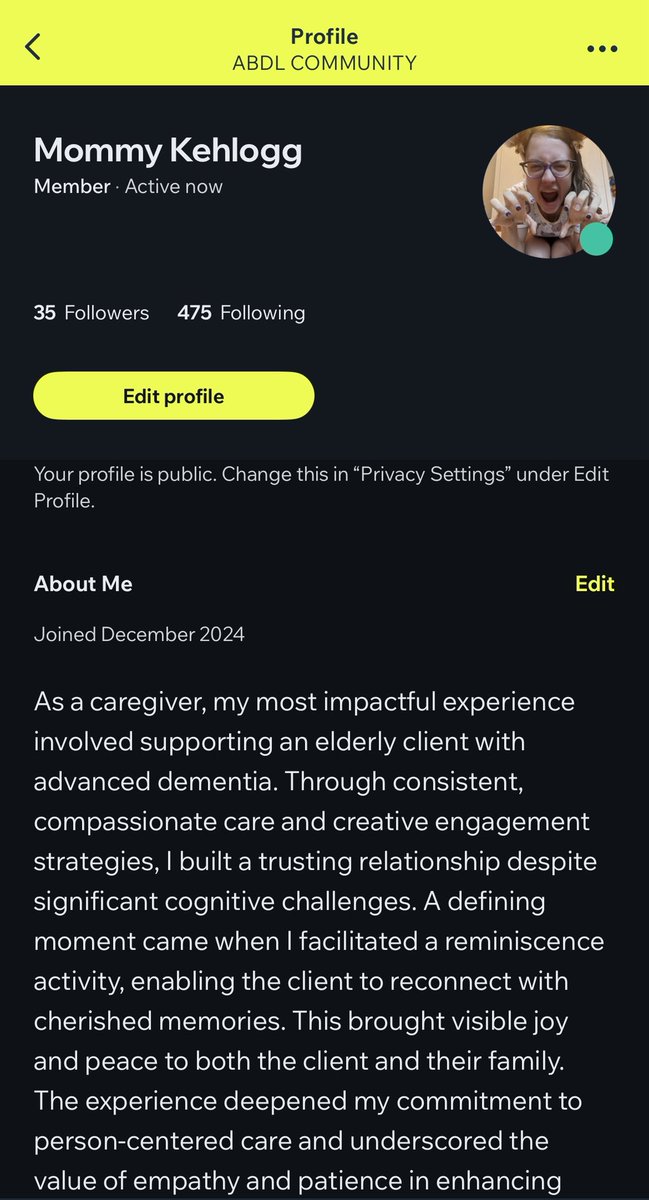 abdlcommunity4's tweet photo. @SkalskyCody That’s her profile in the community website https://t.co/deJ5ifgG3a