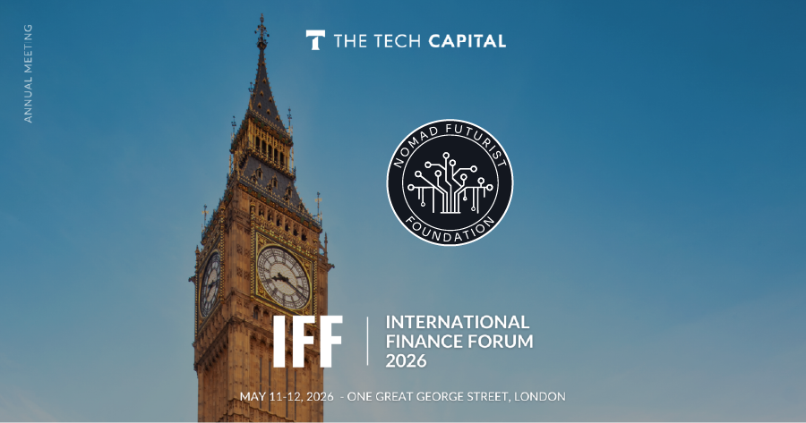 The @‌NomadFuturist Foundation is partnering with the 5th International Finance Forum &amp; Awards 2026!

Join us May 11-12 to connect with 400+ global digital infrastructure leaders.

Save your spot with code NF15IFF: hubs.li/Q03BHJZ90