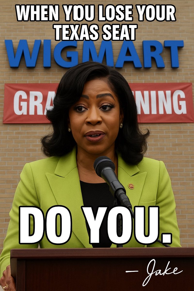 🎶 Musical chairs, Texas edition 🎶

The House vote came down 88–52 — and when the music stopped, Jasmine Crockett was the one left standing. 💺

Her Texas seat? Gone. Pulled right out from under her.

Two weeks of Democrat walkouts couldn’t save it. Republicans pushed the