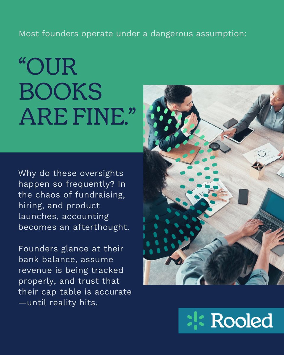 Is your startup's financial health an illusion? Many founders are missing 5 critical accounting red flags that can sink deals—or the entire company.

Discover the silent threats and actionable fixes in our blog.

LINK: ow.ly/lLgG50WJf54
#Startup #CFO #Accounting #Finance