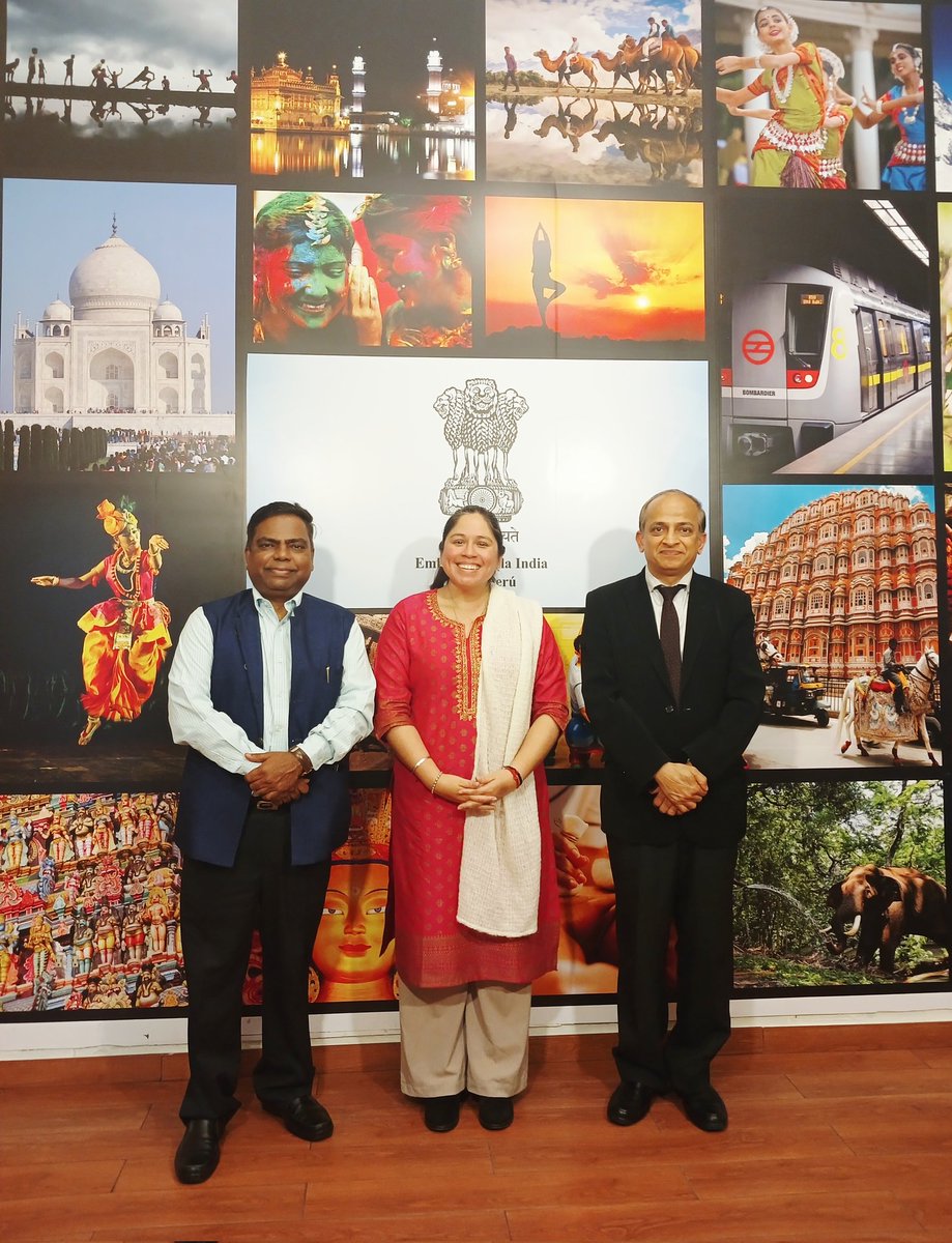eoilima's tweet photo. Best wishes to Dr. Claudia Matos, Peru 🇵🇪 , who would be attending the @ITECnetwork course “Special Training Programme for Yoga 🧘‍♀️ Trainers” from 25-08-2025 to 21-09-2025 at the Swami Vivekananda Yoga Anusandhana Samsthana, Bengalore, India 🇮🇳 https://t.co/wvRCUm57W2