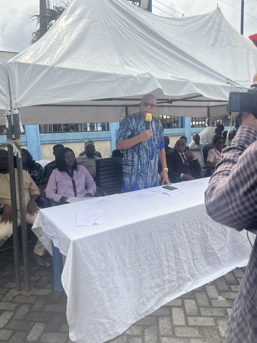 rivshmb's tweet photo. The commissioning of the equipped/furnished Dental and Physiotherapy units as well as the Solarization/inverter backed UPS System took place today at the Professor Kelsey Harrison Hospital, Port Harcourt. https://t.co/kSIz70tiZN