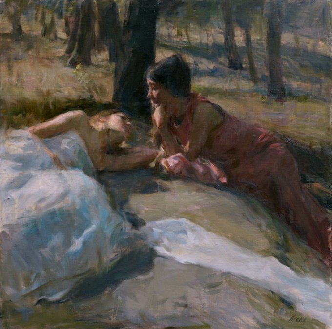tomfishpaw's tweet photo. #RonHicks
Twilight Conversation, (2013) https://t.co/1YSc6qAWhK
