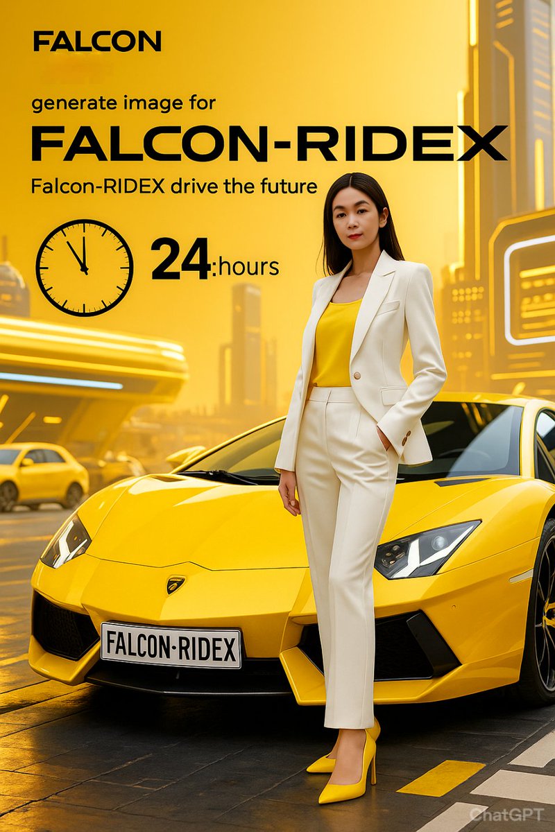 ⚡ The countdown begins!🔥🚀 FALCON-RIDEX is more than a ride — it’s the future of mobility. Blending futuristic design with unstoppable performance, it’s built for visionaries who demand more.

⏰ Only 24 hours left! This is your last chance to join the movement. Don’t let the