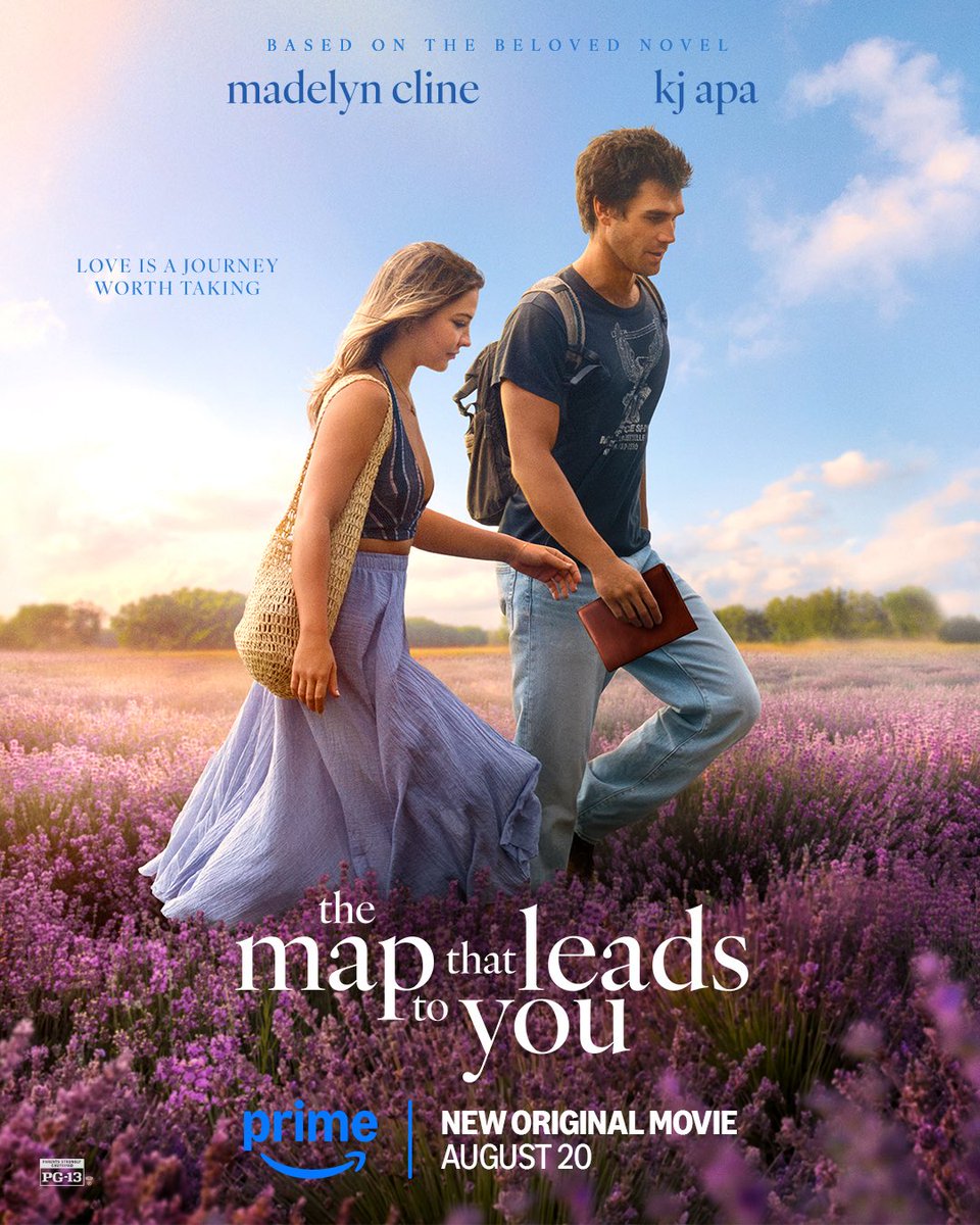 ‘THE MAP THAT LEADS TO YOU’ is now streaming on Prime Video.

Starring Madelyn Cline and KJ Apa.