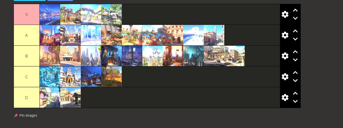MAPS TIERLIST