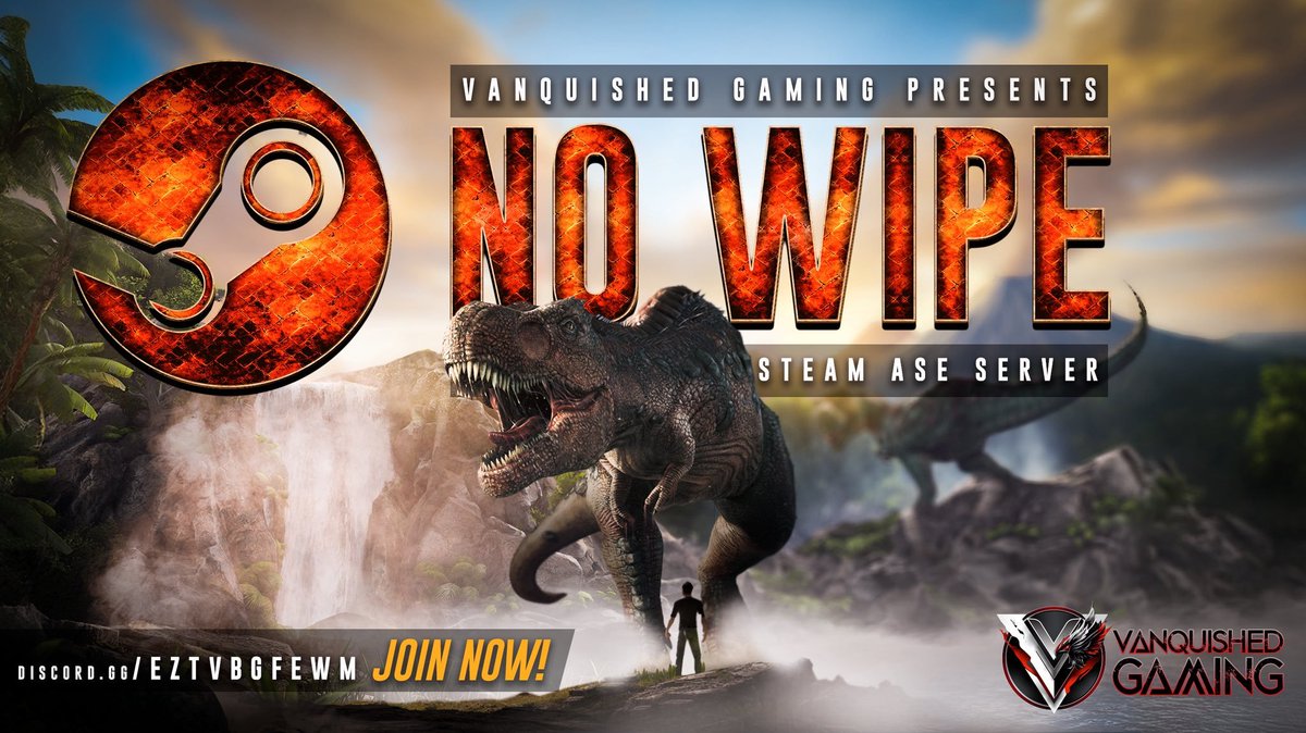 ⚔️ Steam No Wipe is coming.
Custom POIs. Custom caves. Pure survival. 🔥
Who’s claiming the first spot? 👀

🔗 discord.gg/YPSmxrtJNp

#ARKSurvivalEvolved #ArkNoWipe #SteamGames #SurviveTheArk #VanquishedGG #PvPArk #GamingCommunity #playARK