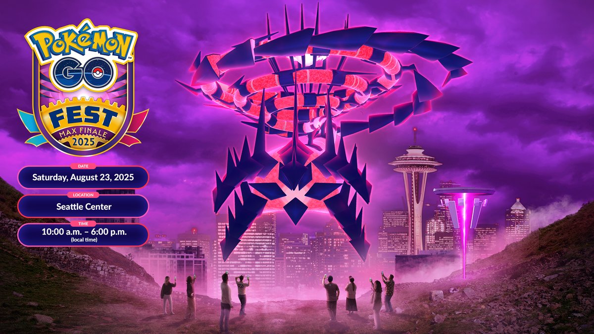 PokemonGoApp's tweet image. Seattle and Boston, are you ready?

Rally as many Trainers as you can to one of our local Community Celebration sites to face Eternamax Eternatus on Saturday, August 23 with your community! 

Share this post or tag your friend in the comments to spread the news! 

Let’s GO face…