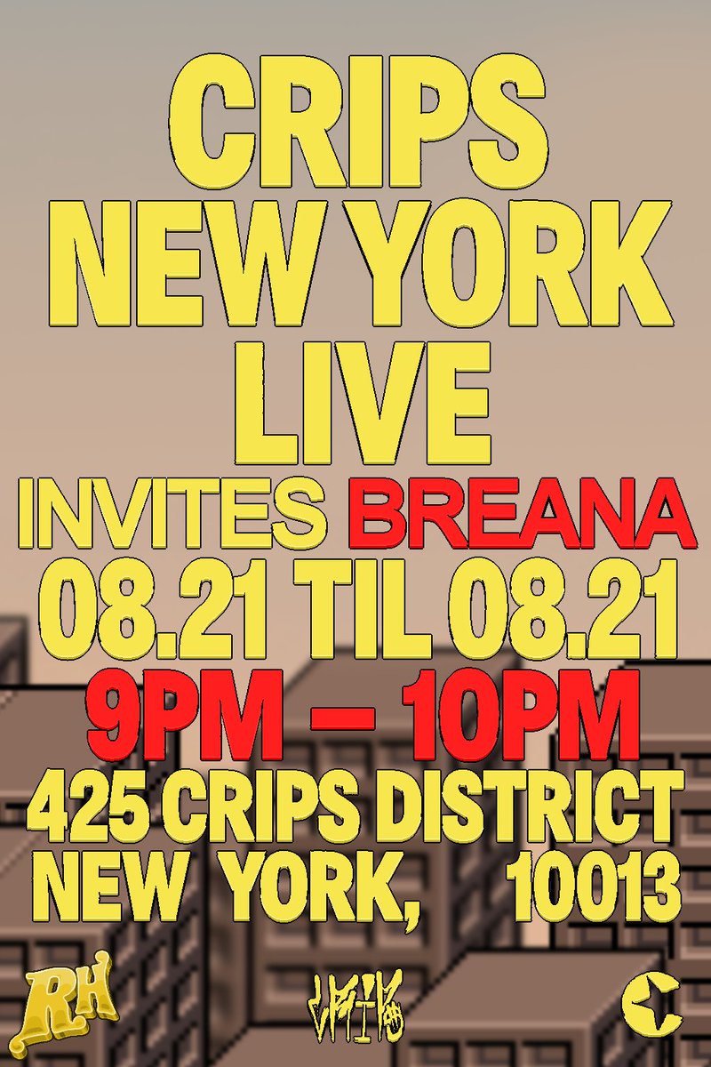 Apresentamos a Crips New York Live que acontece amanhã (21) às 21h no <a href="/MeuHabblet/">Habblet</a>.

Com cobertura da @RHabblet, a cover <a href="/breanamarjani/">Breana</a> se apresentará ao vivo direto de Nova York. O evento valerá um emblema.