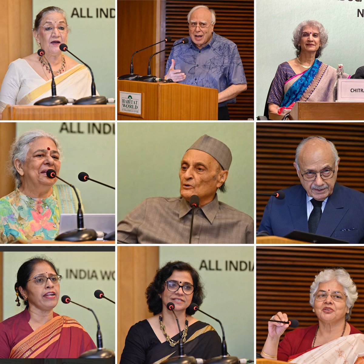 AIWEFA has been administering the NSA since 2003,to an NGO working on disabilities in the memory of Smt. Nina Sibal,Lt. wife of Shri Kapil Sibal Sr Advocate,  every year on 2nd August.The Trophy, Award and Citation were presented by Dr Karan Singh ji and Shri Kapil Sibal.