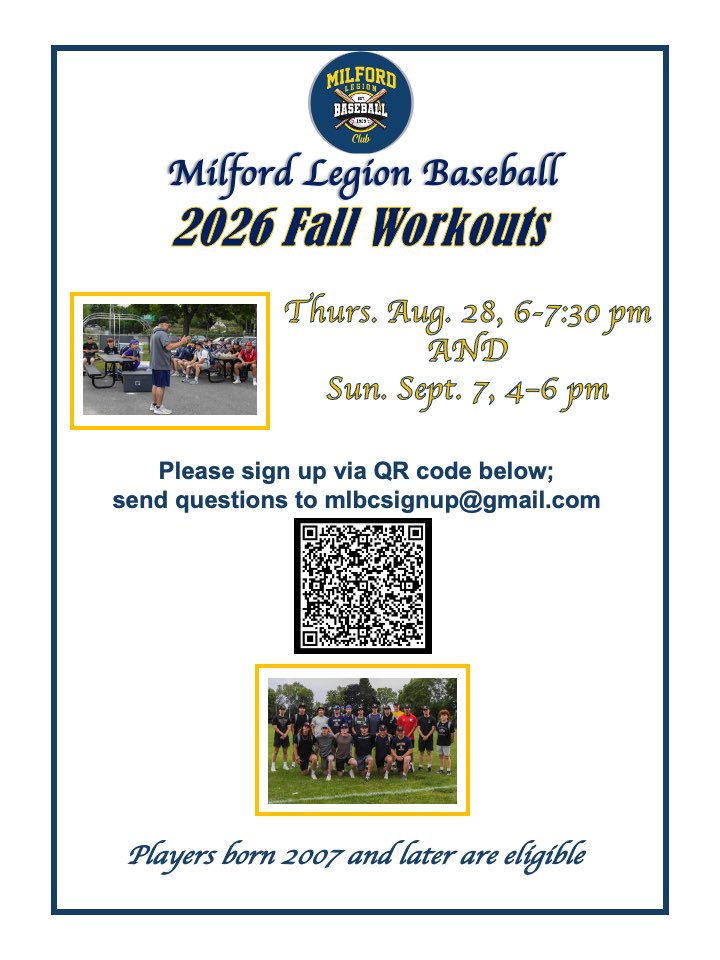 Milford (MA) Legion Baseball tweet media
