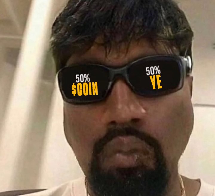 CoinyeOnBase's tweet image. The coin is $COINYE