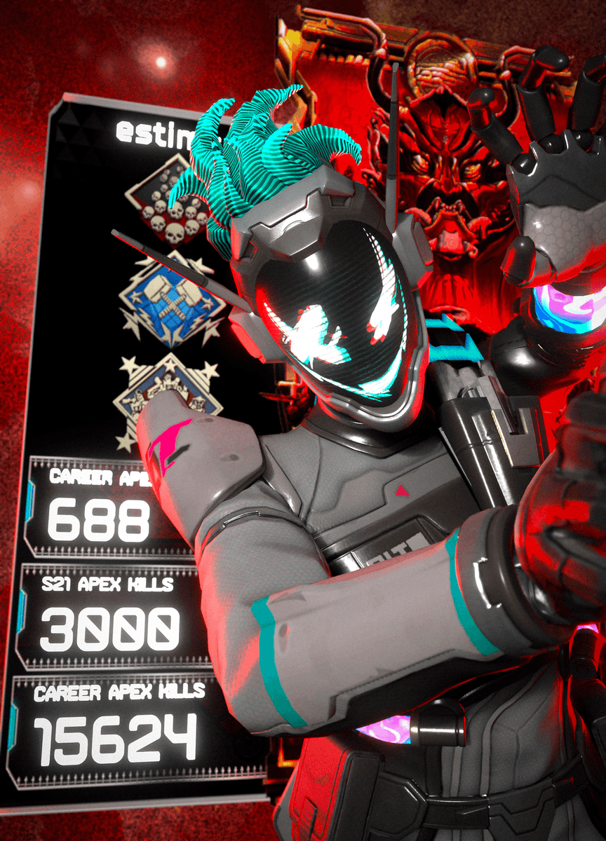 Fuck AI "art" and anyone who uses it to make their shitass banners turn to slop, here's some real art:

#ApexLegends #ApexLegendsFanart #Alter