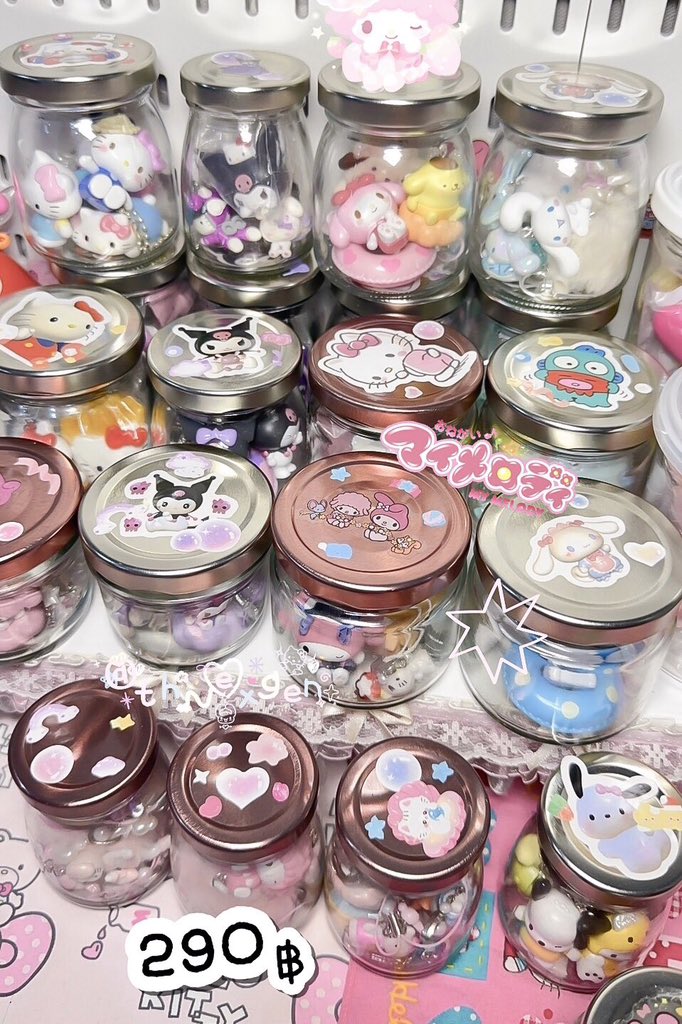 thnexgen's tweet photo. ⠀:¨ ·.· ¨: ˚₊‧꒰ა update โหลจุ่ม  ໒꒱ ‧₊˚
⠀⠀ `· . ☆ #พร้อมส่งthnexgen 🌸🍎🍰

 𐙚 โหลจุ่ม sanrio

🍰 290 ฿ ทุกโหล 

รายละเอียดอยู่เมนชั่น  ⁺◦
เลือกของแถมหมวด 1 แต้ม

🛒 dm/mention

#ของเล่นญี่ปุ่น #ตลาดนัดsanrio #ตลาดนัดซานริโอ้ #ตลาดนัดnct #โหลจุ่ม https://t.co/06GtNxcz1L