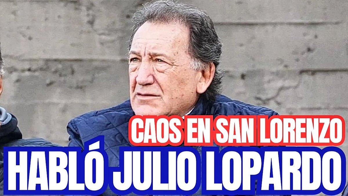 Volvió Moretti y Lopardo habló de su situación en San Lorenzo... Lo que viene y la chance de acefalía y elecciones.
youtu.be/6fYkibWvOac