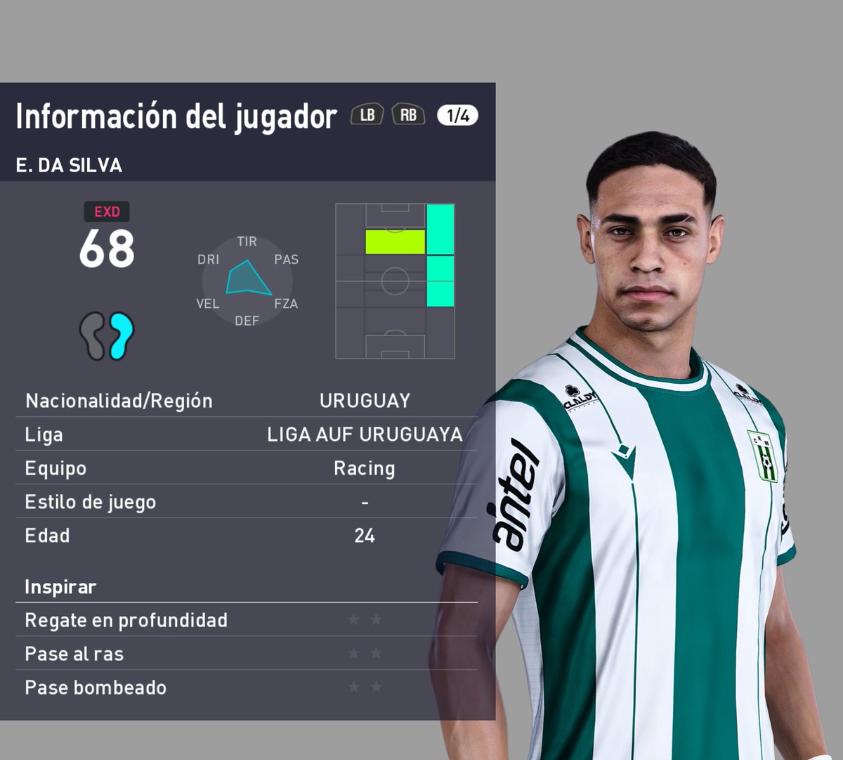 Esteban Da Silva - PES 2021 PC

By_FabriFacemaker

Kit <a href="/XavierLassaga/">Xavier Lassaga</a> 

#EstebanDaSilva #DaSilva #Racing #PES #PES2021 #CampeonatoUruguayo