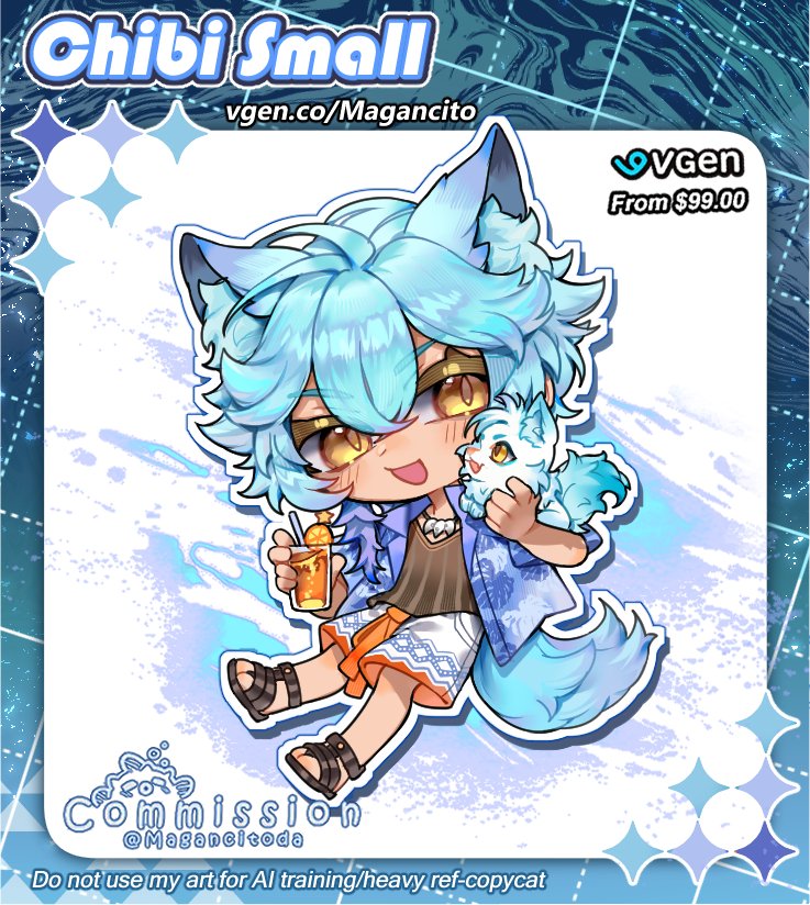 Chibi Small for @.Lucis_Custos 🩵