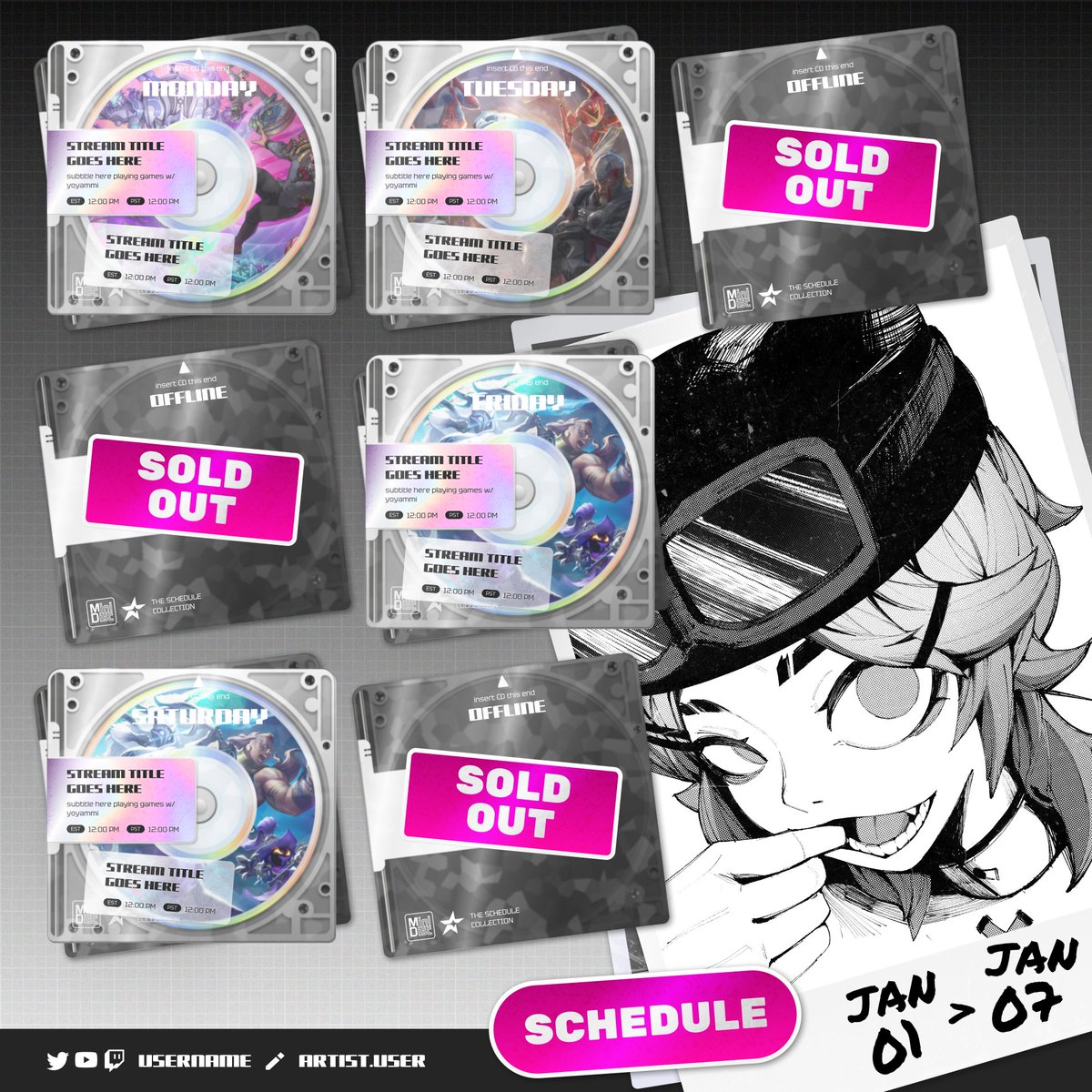 ⌞Upcoming shop asset!⌝  

Its due to change slightly before release but I'm looking for 1-2 models to help me put together some extra samples for this new schedule! Please drop some art that you think would fit in the replies! ty  

RTs are appreciated ♡