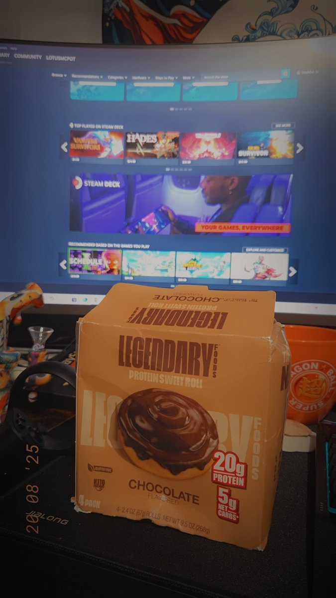 LotusMcpot's tweet photo. The post arrived today lmao its raining like hell and its soaking wet... at least its sealed #LegendaryFoods #SweetRoll #Chocolate https://t.co/QBqg9Lee3v