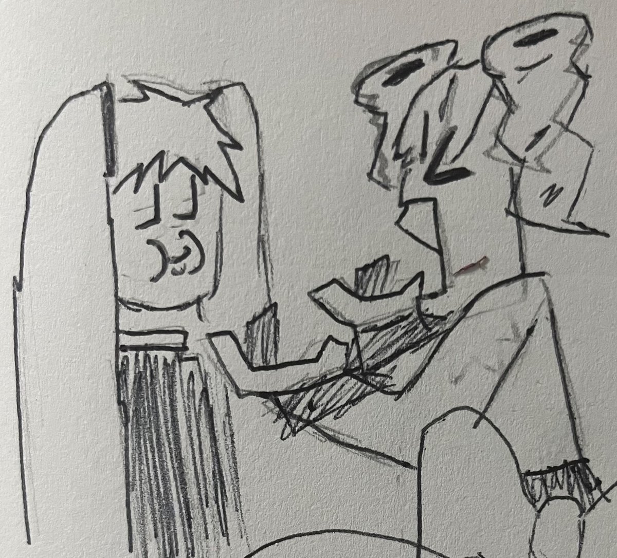 Drew some extra nonsense because I gotta draw SOMETHING

#forsaken #tadcjax #tadc #KasaneTeto #HatsuneMiku