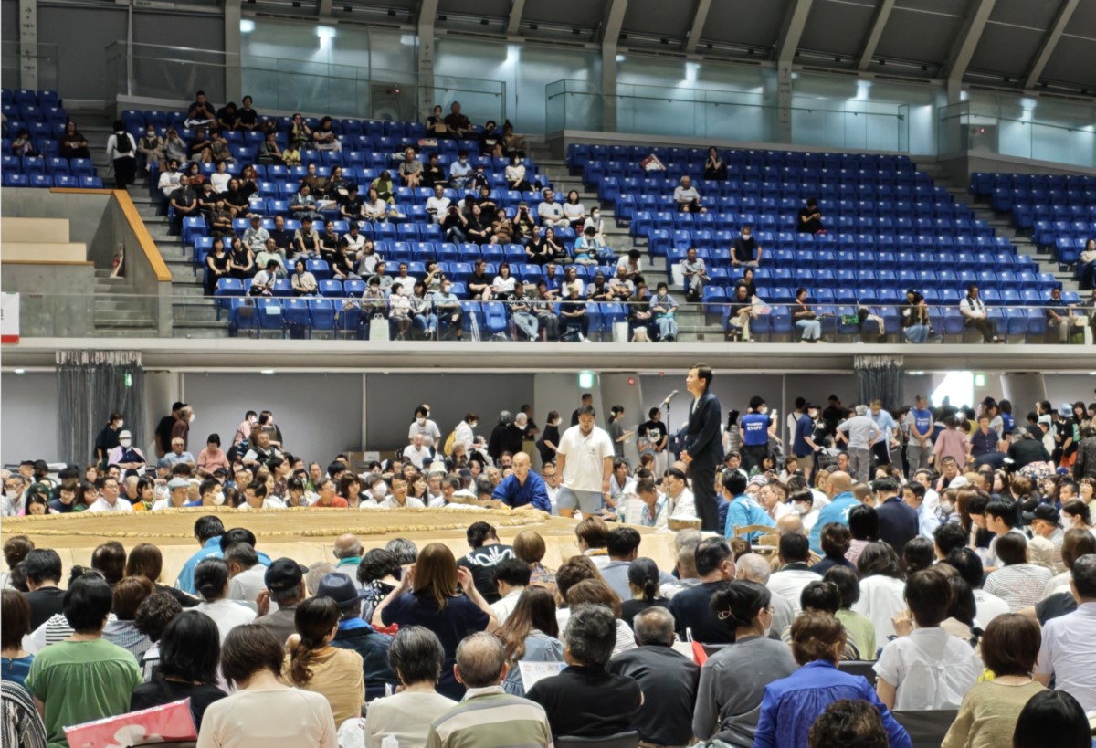 8/20大相撲青森巡業タマリ席S連番2枚