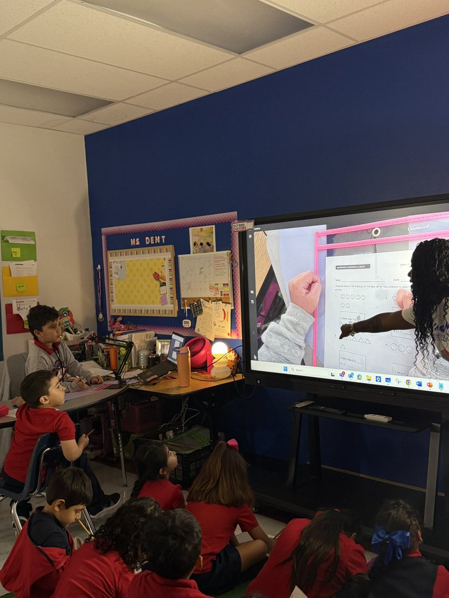 MsDixieMorales's tweet image. 🔢✨ Number bond time in Ms. Dent’s class! Students doing teach-backs - watching them explain math to each other is pure magic! So proud! 🌟
#NumberBonds #MathLearning #MsDentsClass